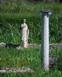 This was once a beautiful temple.  Now it is a beautiful swamp.
