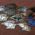 Eleven Shiny Cuttlefish