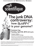 JunkDNACafeScientifique