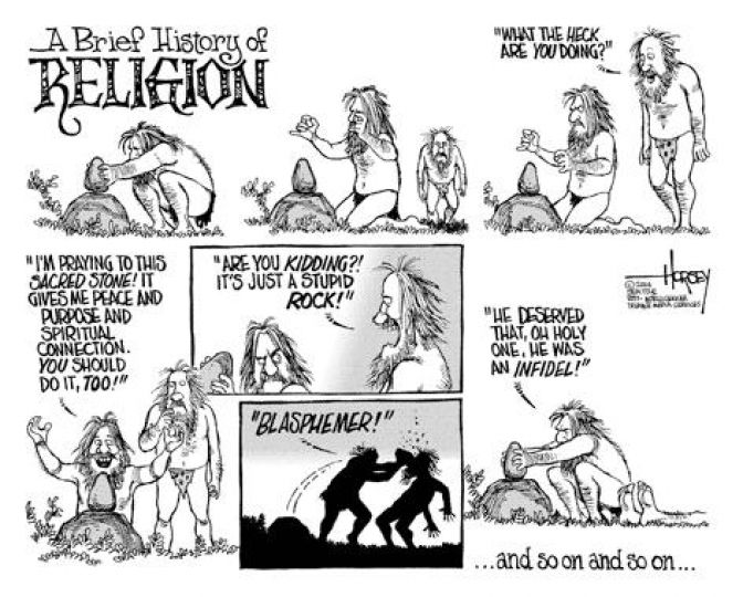 A Brief History of Religion: funny