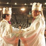 Sun Myung Moon and his wife