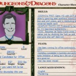 Click on image for full D & D character sheets on current presidential candidates