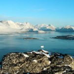 Southern Greenland scenery, near Nanortalik, where fjords and mountains dominate the landscape.
