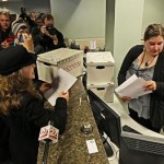 Via Think Progress, activist delivering recall petitions, image submitted by Ed Schultz