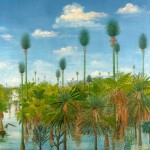 An artist's impression of a 300-million-year-old peat forest in northern China, based on plant fossils preserved in a huge volcanic ash-fall. PNAS