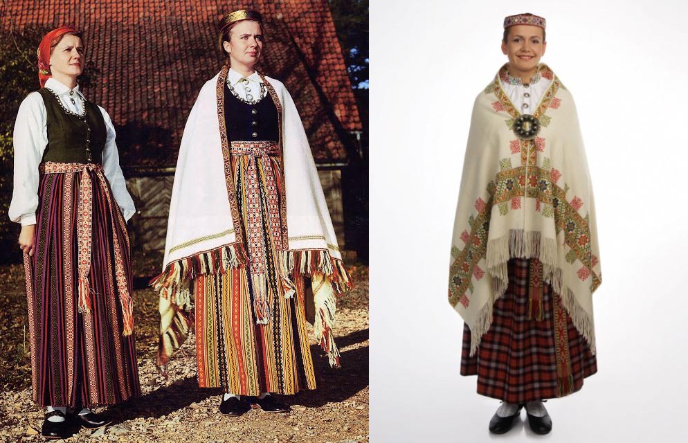 Latvian ethnic costumes