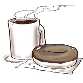 Donut and Coffee