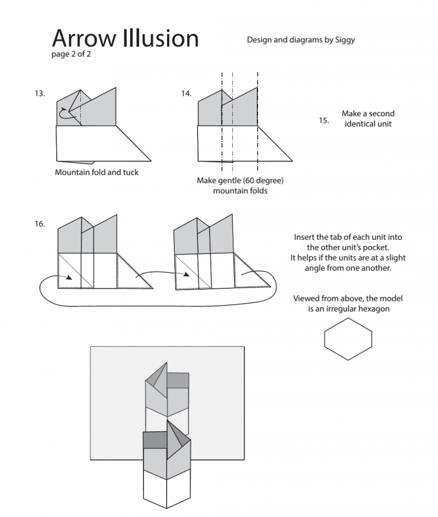 Page 2 of arrow illusion diagram