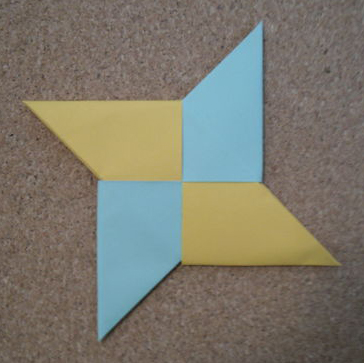 An origami ninja star
