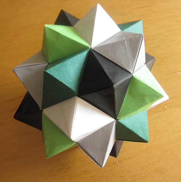 Compound of five octahedra