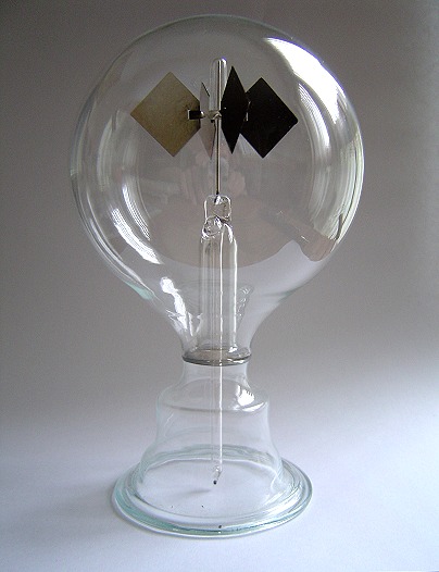 A crookes radiometer, as described in the text