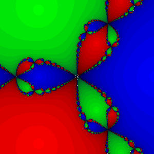 Three-colored fractal
