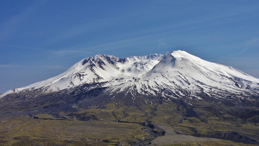 Mount St. Helens in May of 2014.