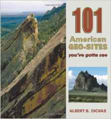Image shows the cover for 101 American Geo-Sites You've Gotta See