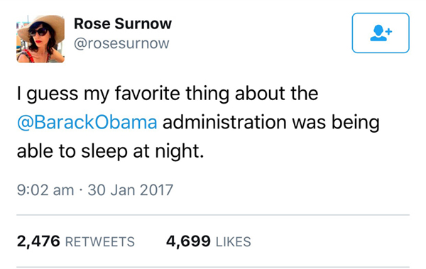 tweet by rosesurnow