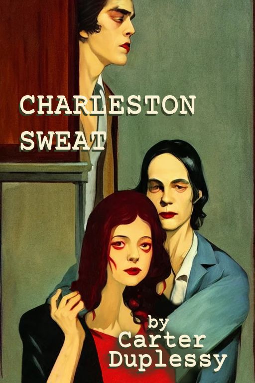 fake book cover for "Charleston Sweat"