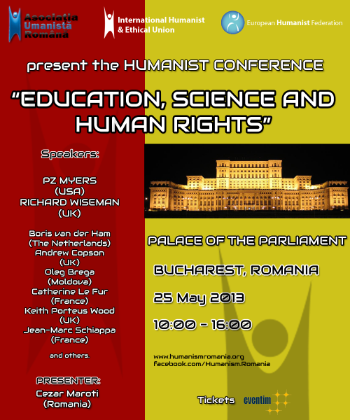 IHEU Conference in Romania, May 2013
