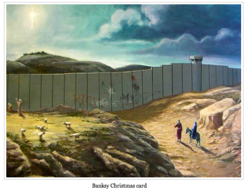Banksy Christmas Card