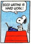 snoopy-good-writing-is-hard-work