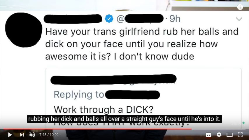 ?????: Have your trans girlfriend rub her balls and dick on your face until you realize how awesome it is? I don't know dude