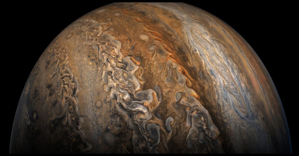 PIA21780: Juno's Eighth Close Approach to Jupiter