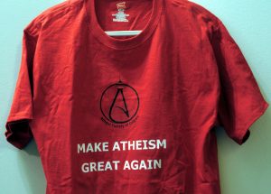 "Make Atheism Great Again," under the ASC logo.