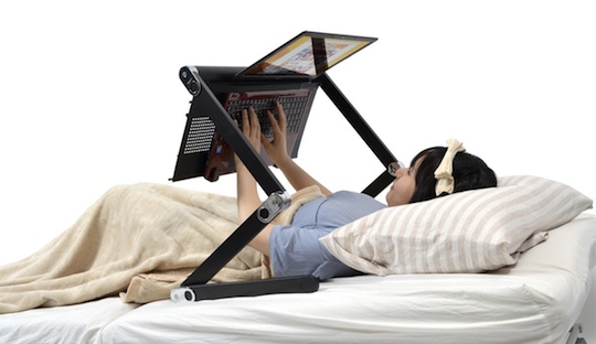 bed computer table