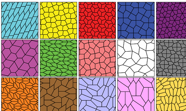 pentaon tiles all