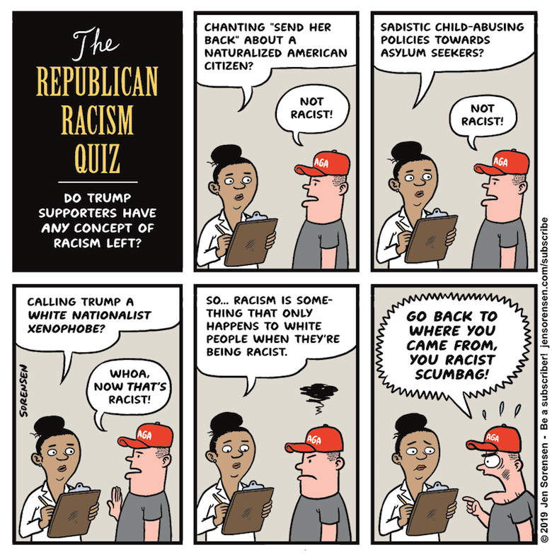What racists think racism is
