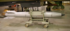 B-61 nuclear bomb - .3-340kt variable yield WMD