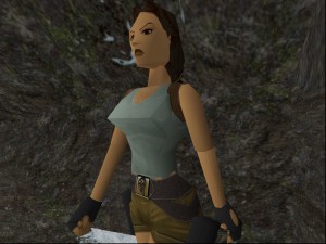 Lara Croft in Tomb Raider 1