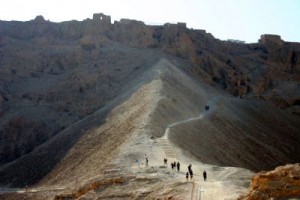 Roman seige-works at Masada