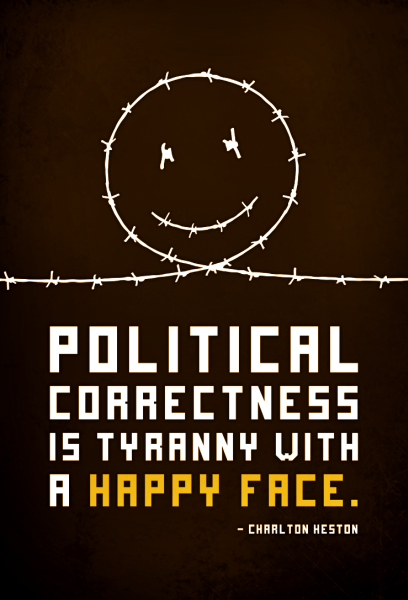 Input, line 1: term "political correctness" undefined. STOP.