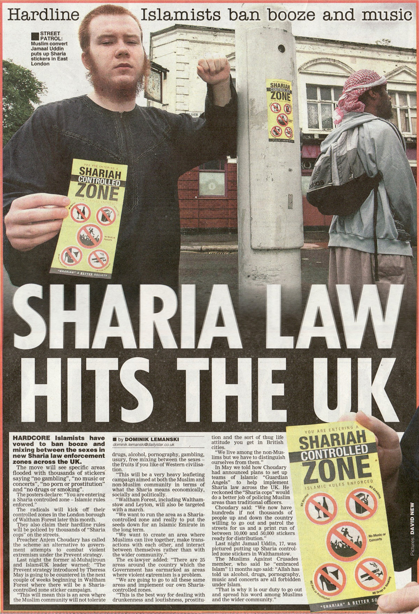 Sharia Law In The UK   Sharia Law In The UK 