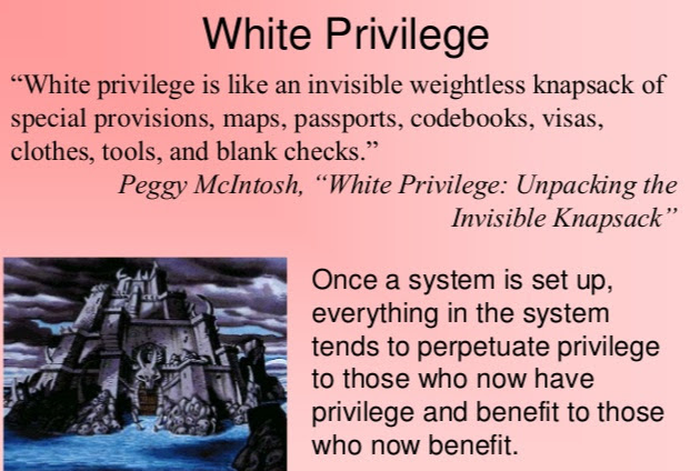 white privilege unpacking the invisible knapsack