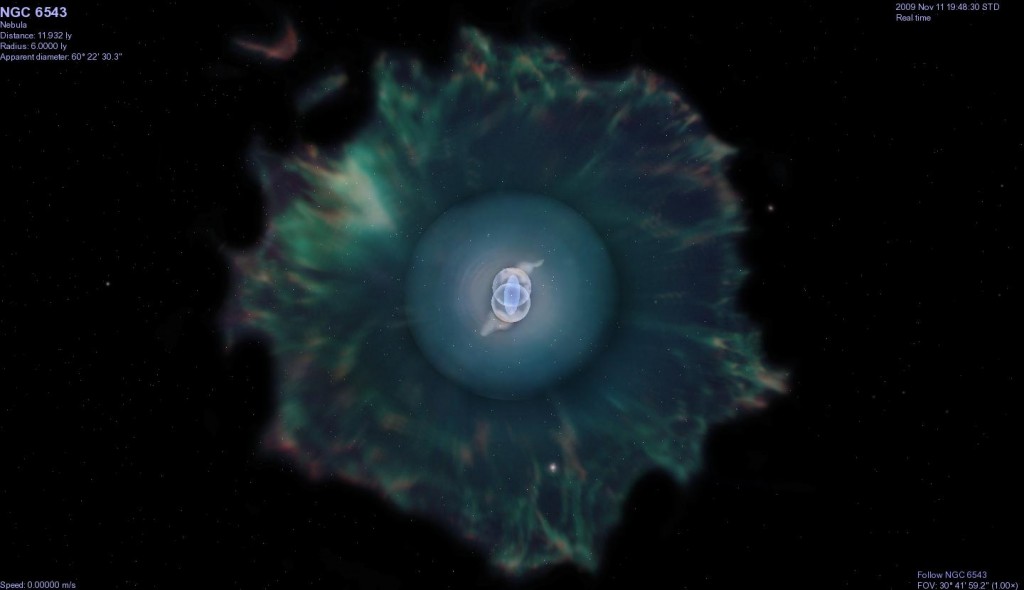 Complex structure of the factors at work in the center of the Cat's Eye Nebula