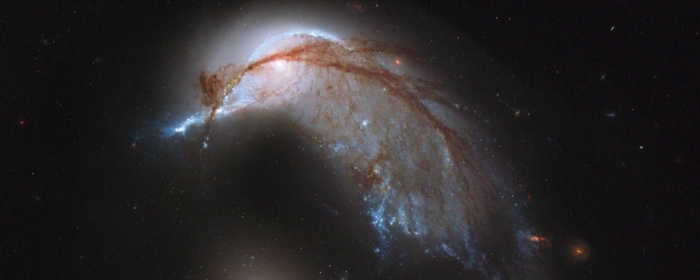 Hubble image of Arp 142